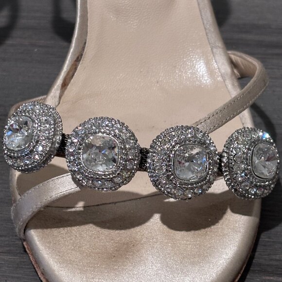 Jimmy Choo Pavel Crystal Sandals - Picture 4 of 16